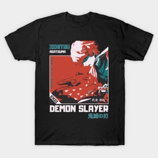 Zenitsu Unleashed: A Demon Slayer Fan Art S1X23 T-Shirt